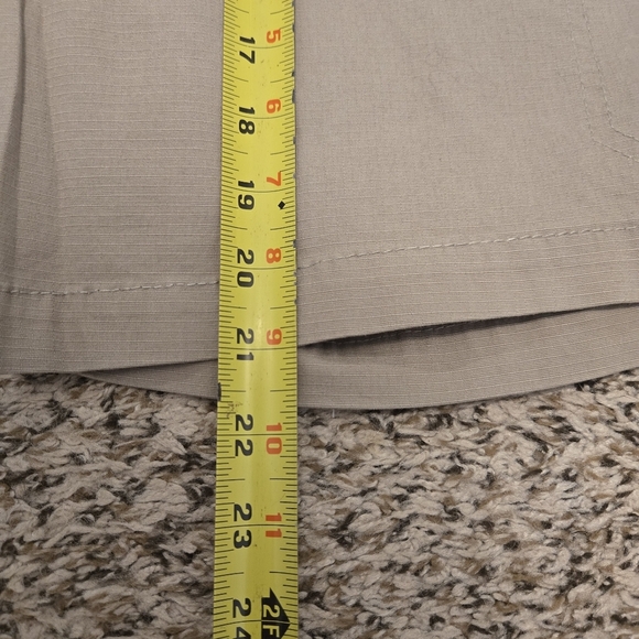 Copper & Oak Venture Ripstop Cargo Shorts Size 40 Inseam 10" Tan Flex Waist - Picture 8 of 11